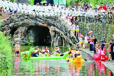 浙江省衢州市开化县齐溪镇龙门村：“龙门客栈”车马来